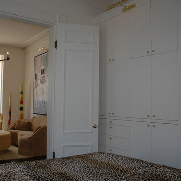 Bedroom built-in Cabinetry closet.