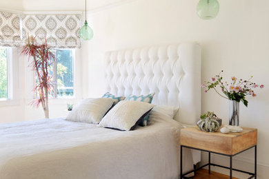 サンフランシスコにあるエクレクティックスタイルのおしゃれな寝室