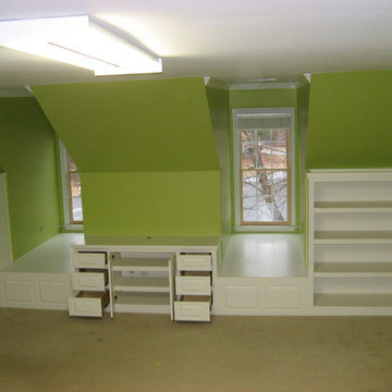 Bedroom Dormer Built-ins