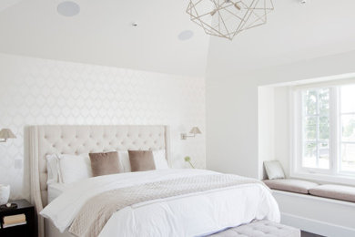 Example of a bedroom design in Vancouver