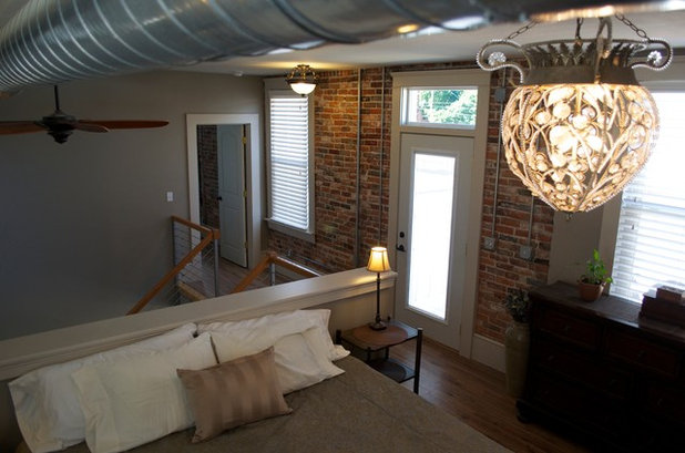 Industrial Bedroom Bedroom in Sandusky home