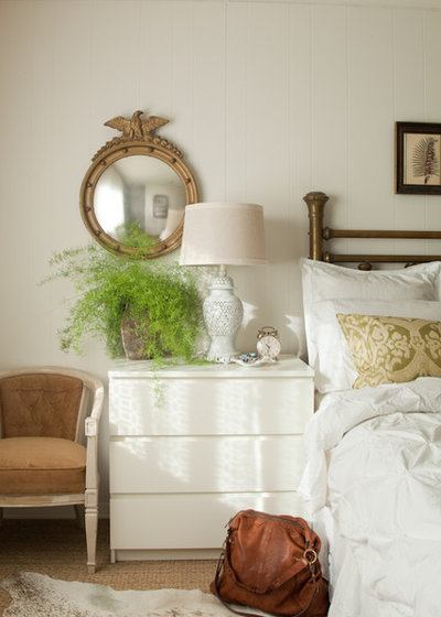 Eclectic Bedroom by Lauren Liess Interiors