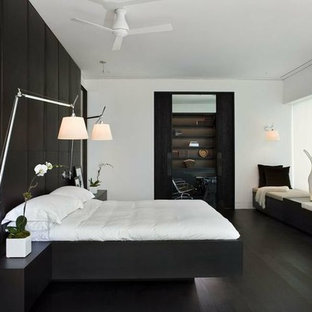 Modelo de dormitorio moderno de tamaño medio