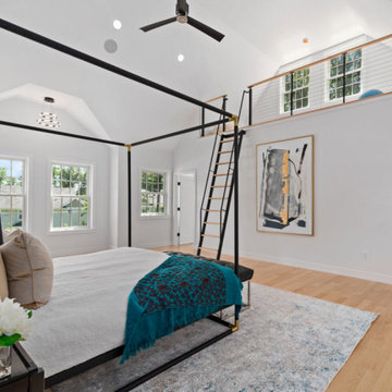 Bedroom Loft with Cable Railing
