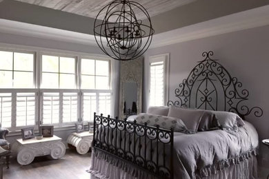 Bedroom - shabby-chic style bedroom idea in Charlotte