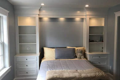 Design ideas for a traditional bedroom in Wilmington.