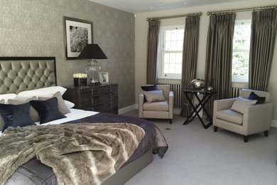 Photo of a classic bedroom in Surrey.
