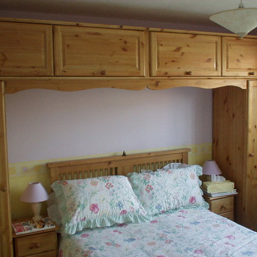 Bedroom storage in small room
