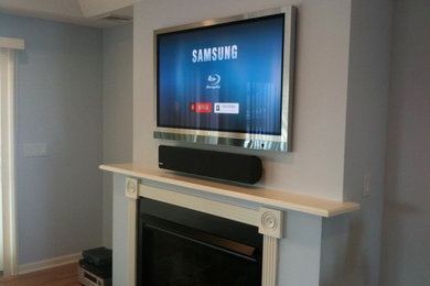 Bedroom TV Installation