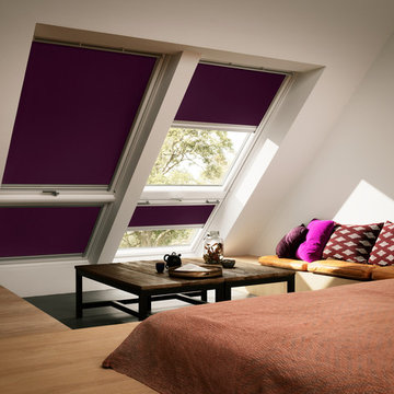Bedroom with Blinds
