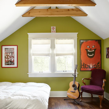 Bedroom with Exposed Beams
