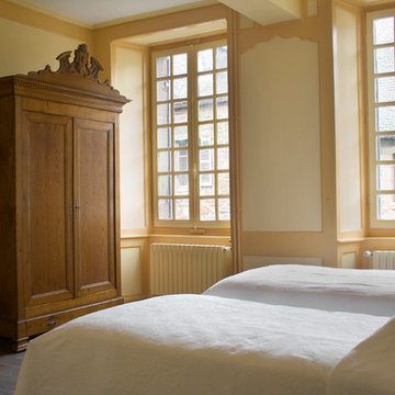Bedroom with french windows