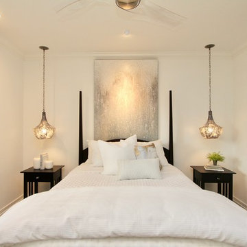 Bedroom with Perfect Symmetry | Del Mar Inland Residence