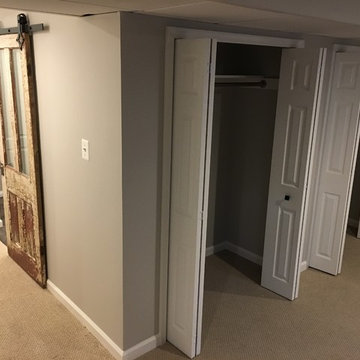 Bedroom with two 4 foot closets