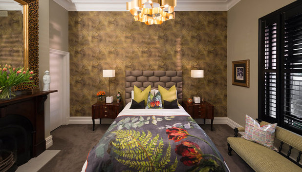 Eclectic Bedroom by Balisa Design