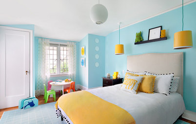 Take Rooms on a Tropical Trip With Turquoise and Yellow