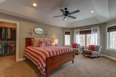 Elegant bedroom photo in Other