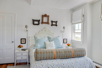 Example of an eclectic bedroom design in Boston