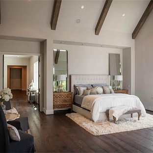 75 Beautiful Bedroom with Dark Hardwood Floors Pictures & Ideas