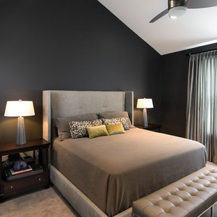 Bedroom - contemporary bedroom idea in Detroit