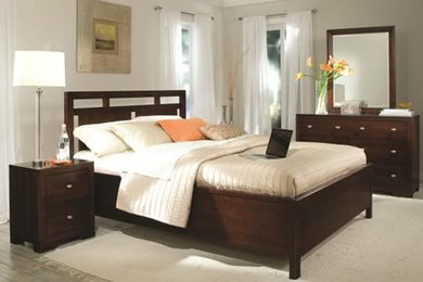 Example of a bedroom design in Boston