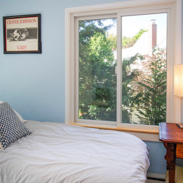 Bedrooms with Newly Installed Windows
