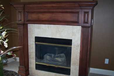 before/after fireplace