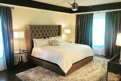ワシントンD.C.にあるトランジショナルスタイルのおしゃれな寝室