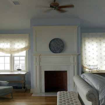 Belgian Linen Roman Shades & Panels