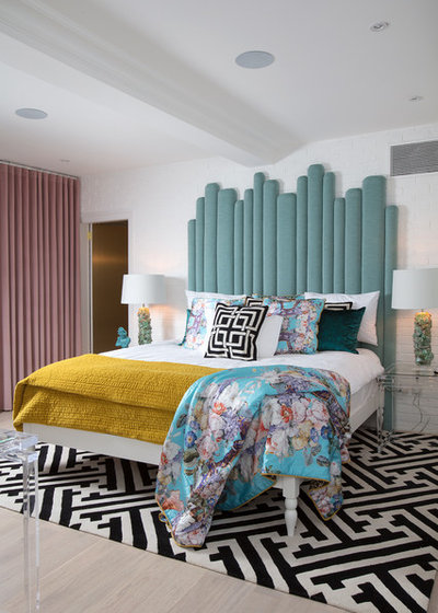 Eclectic Bedroom by Elayne Barre Photography