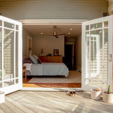 Belmont Heights Craftsman Bungalow - Indoor-Outdoor Bedroom