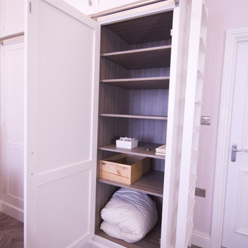 Bepoke wardrobes with interior to match the flooring