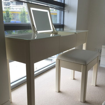 Bespoke dressing table and stool