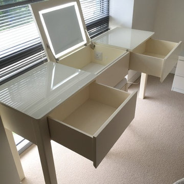 Bespoke dressing table and stool