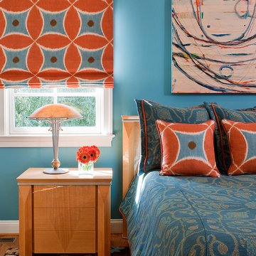 Bethesda Home Celebrating Vibrant Color and Pattern
