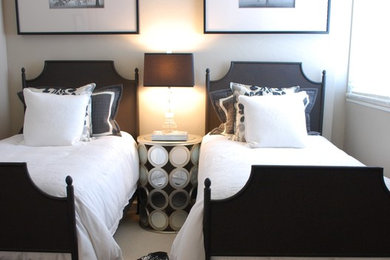 Black and White Guest Room