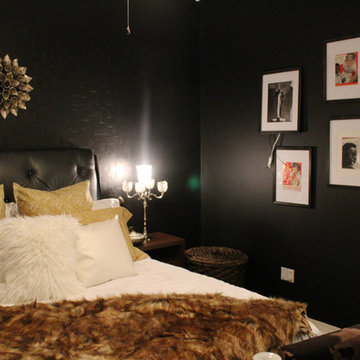 Black Master Bedroom