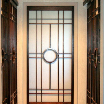 Black walnut soji doors