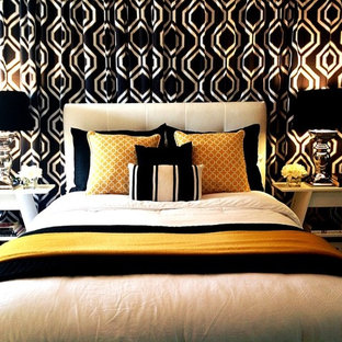 Black And Gold Bedroom Houzz