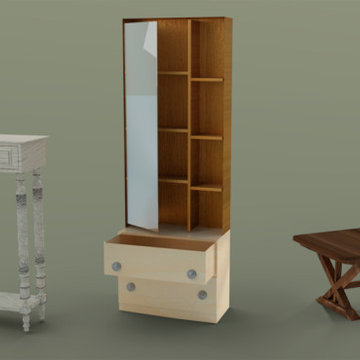 Blender 3d Furniture Modeling Rendering