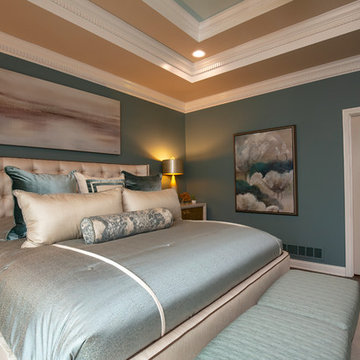 Blue & Gold Dream Bedroom