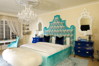 Blue Headboard