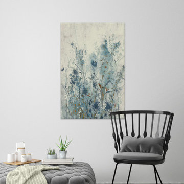 "Blue Spring II" Painting Print on Wrapped Canvas