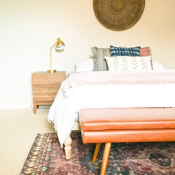 Boho/ mid century room