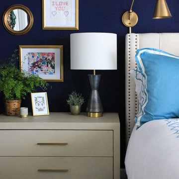 Bold & Eclectic Master Bedroom