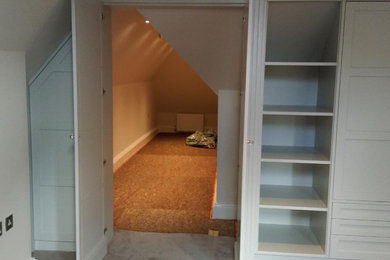 Bedroom - large contemporary bedroom idea in Essex