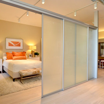 Bottom Rolled Room Divider with Aluminum Beam System