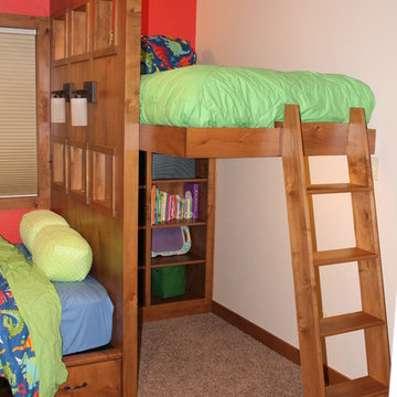 Boy's Room with Lofted Playhouse