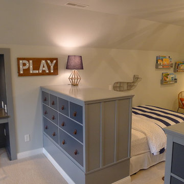 Boys bedroom with playroom