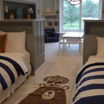Boys bedroom with playroom